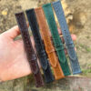 Green Sea Snake Leather Watch Strap