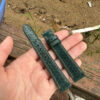 Green Sea Snake Leather Watch Strap