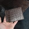 Aliigator Money Clip Leather Bifold Wallet Men