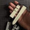 Cream Apple Epsom Leather Watch Band (1)