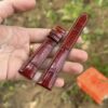 Red Brown Alligator Leather Watch Strap