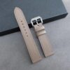 Taupe Epsom leather watch strap (4)