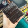 Brown Alligator Bifold Wallet For Men