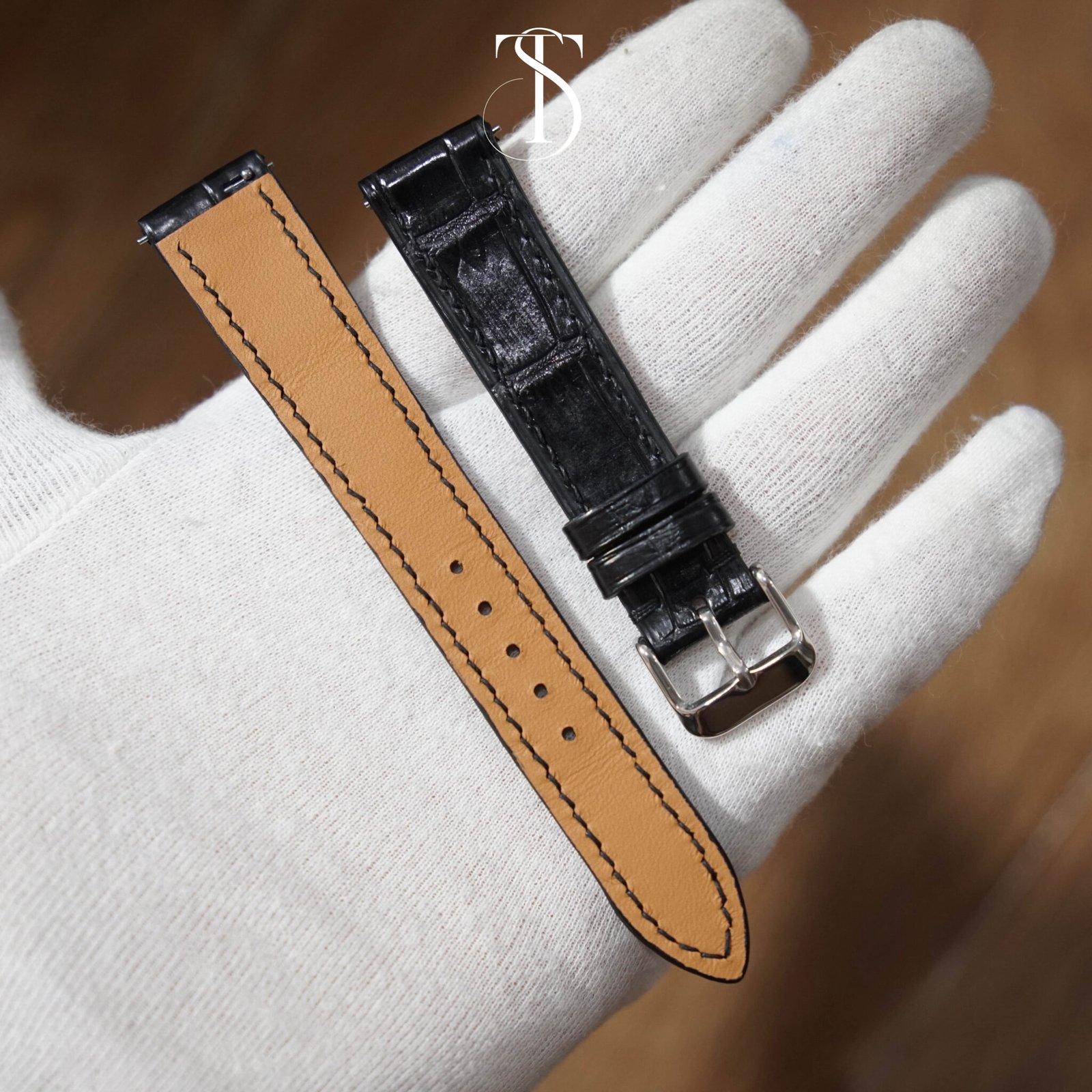 Black Alligator Strap 2