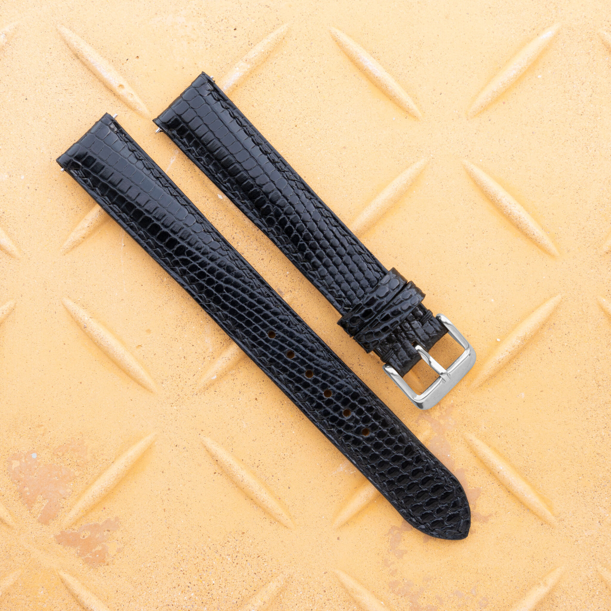 black lizard leather watch band (1)