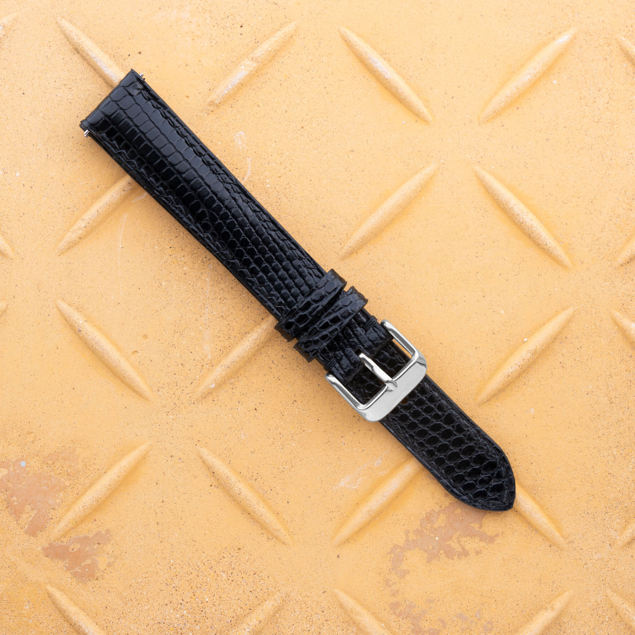 black lizard leather watch band 7