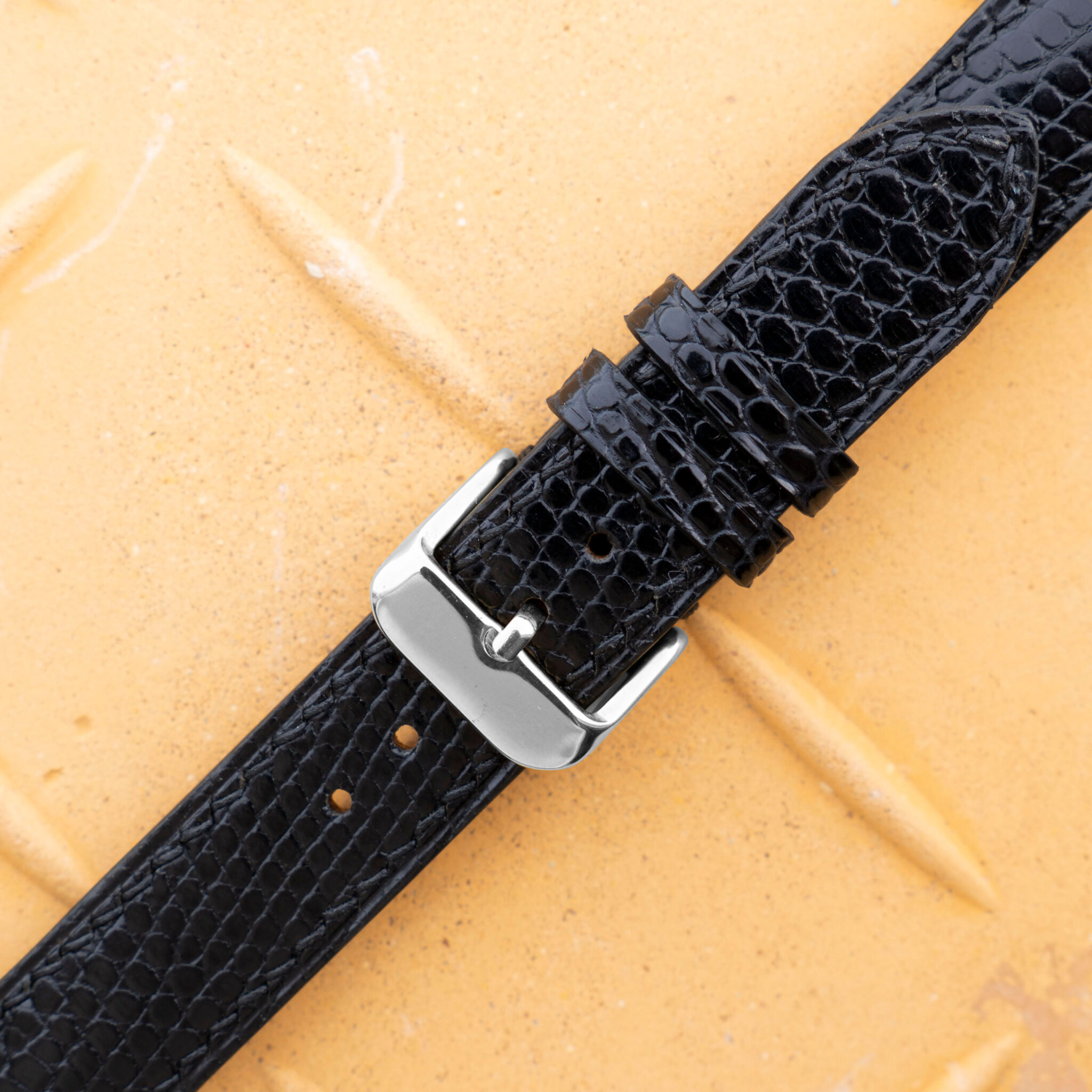 black lizard leather watch band 8