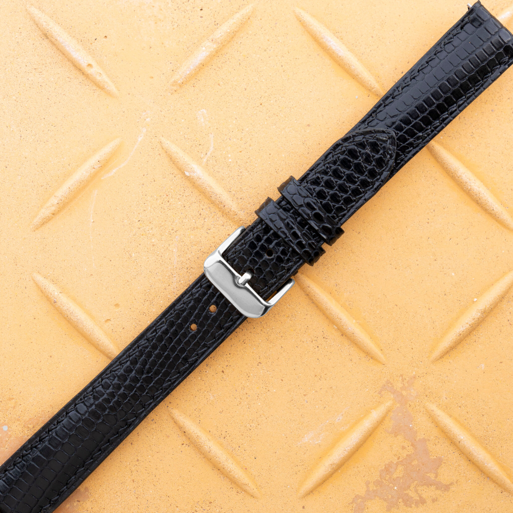 black lizard leather watch band 9