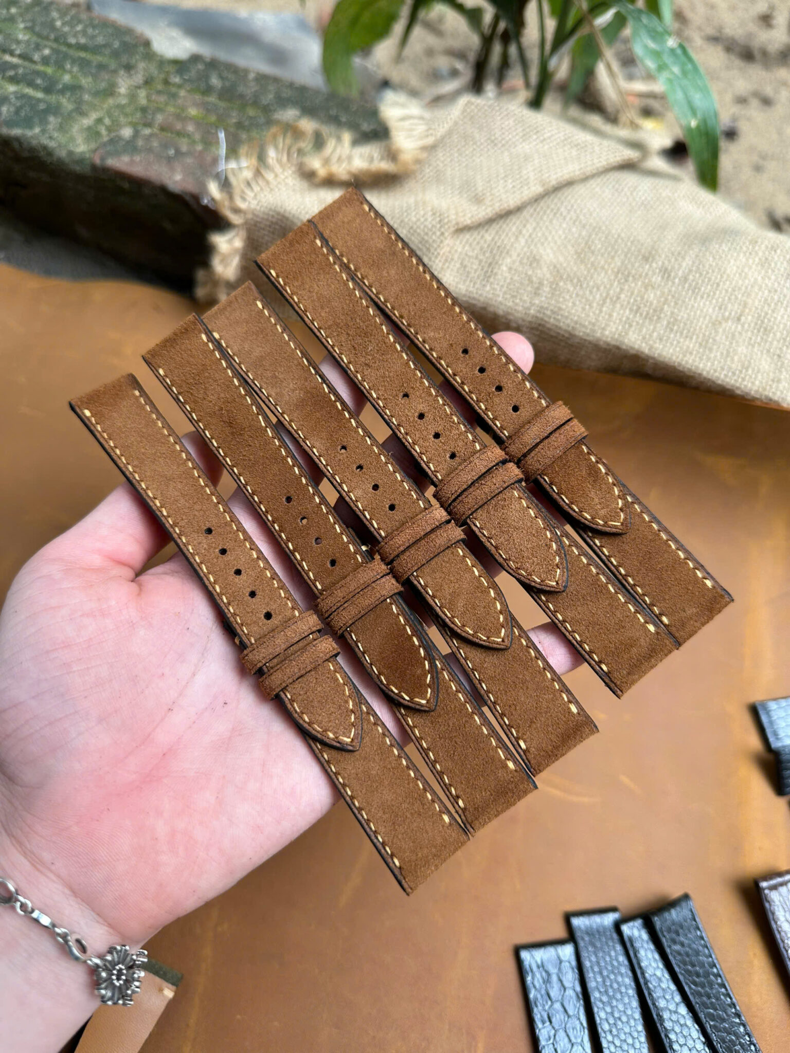 suede leather watch band 9