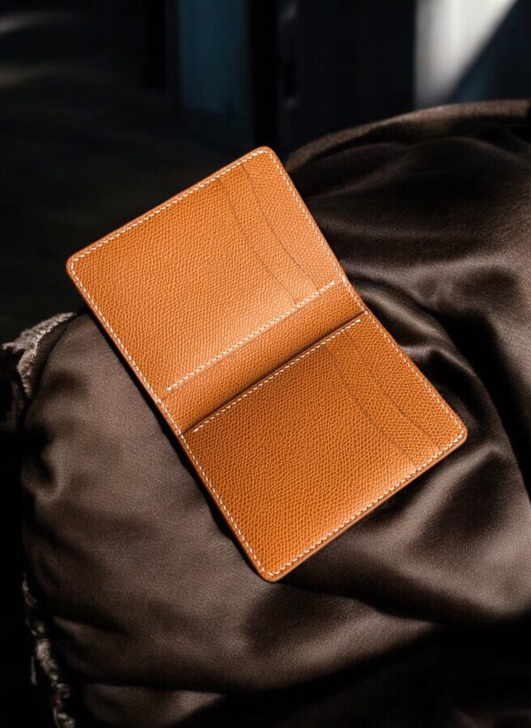 Light Brown Epsom Card Holder