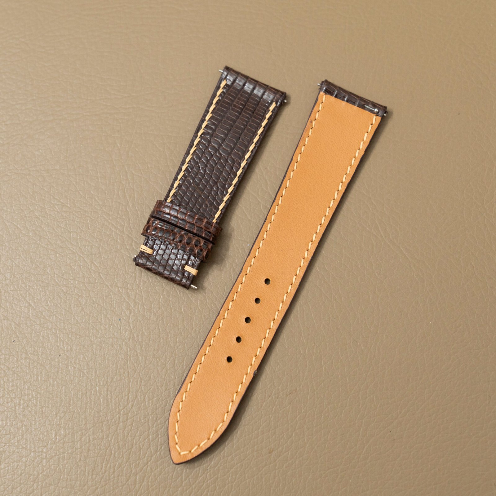 brown lizard watch strap 3
