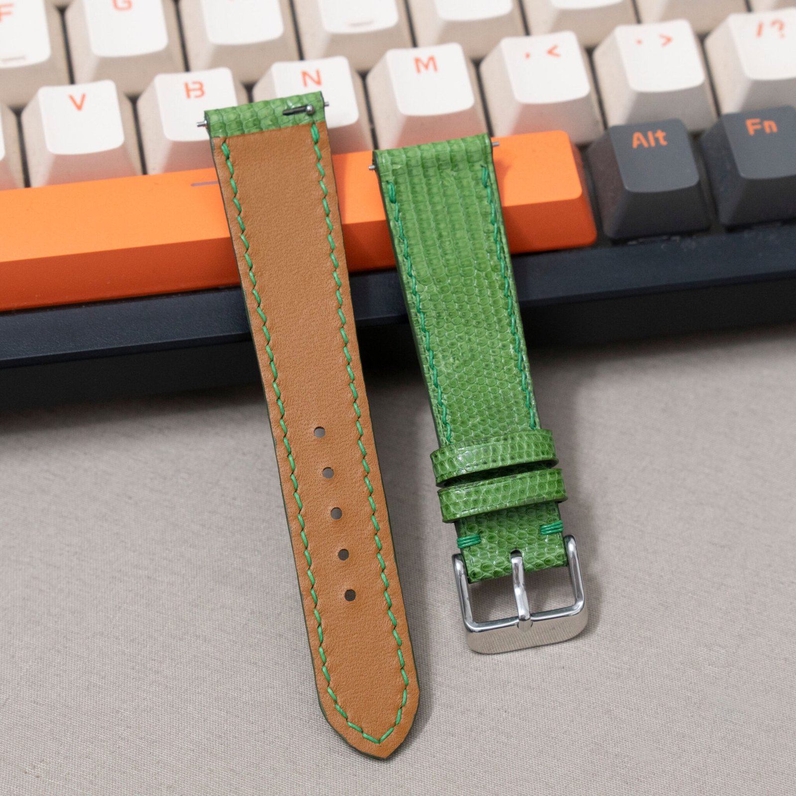 green lizard watch strap