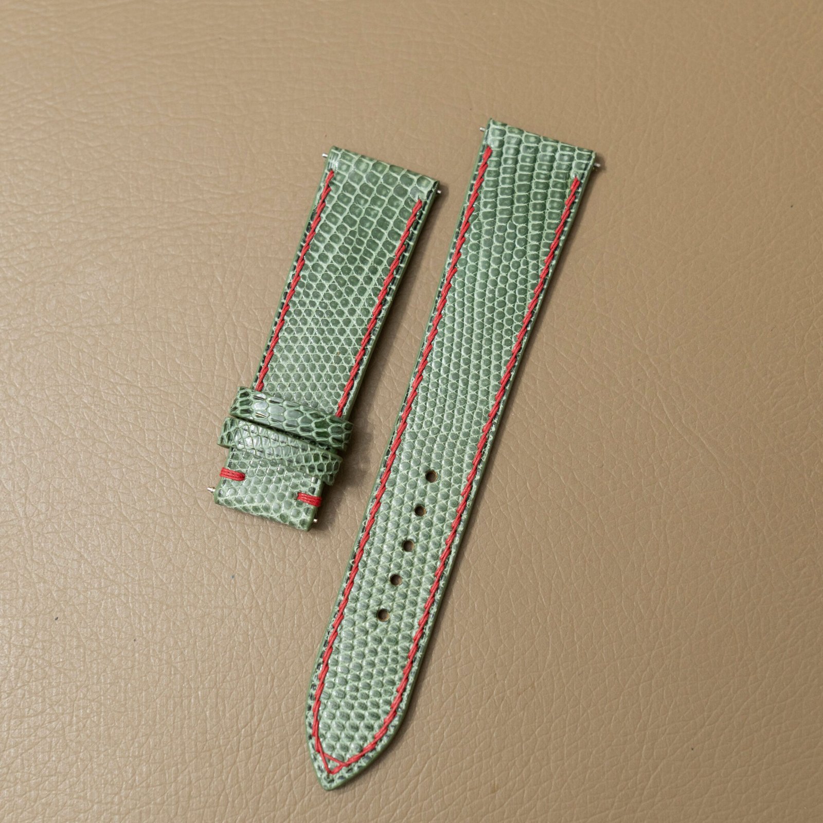 light green lizard watch strap