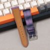 Purple Alligator Leather Watch Band