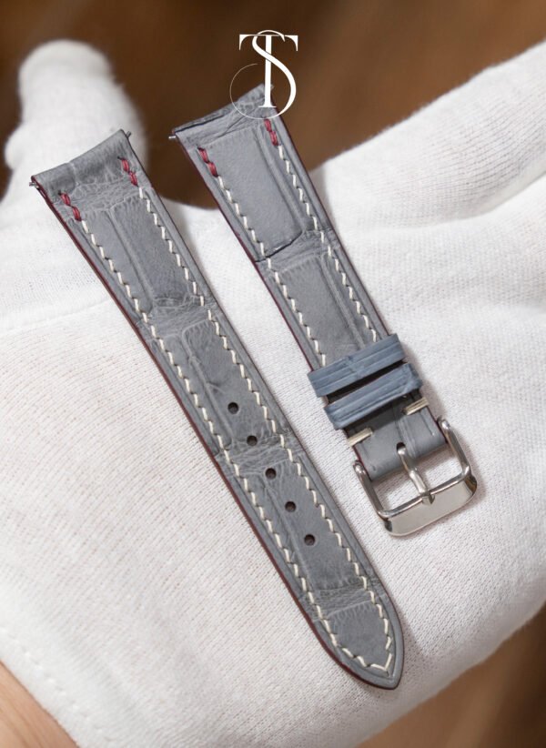 Light Grey Alligator Strap