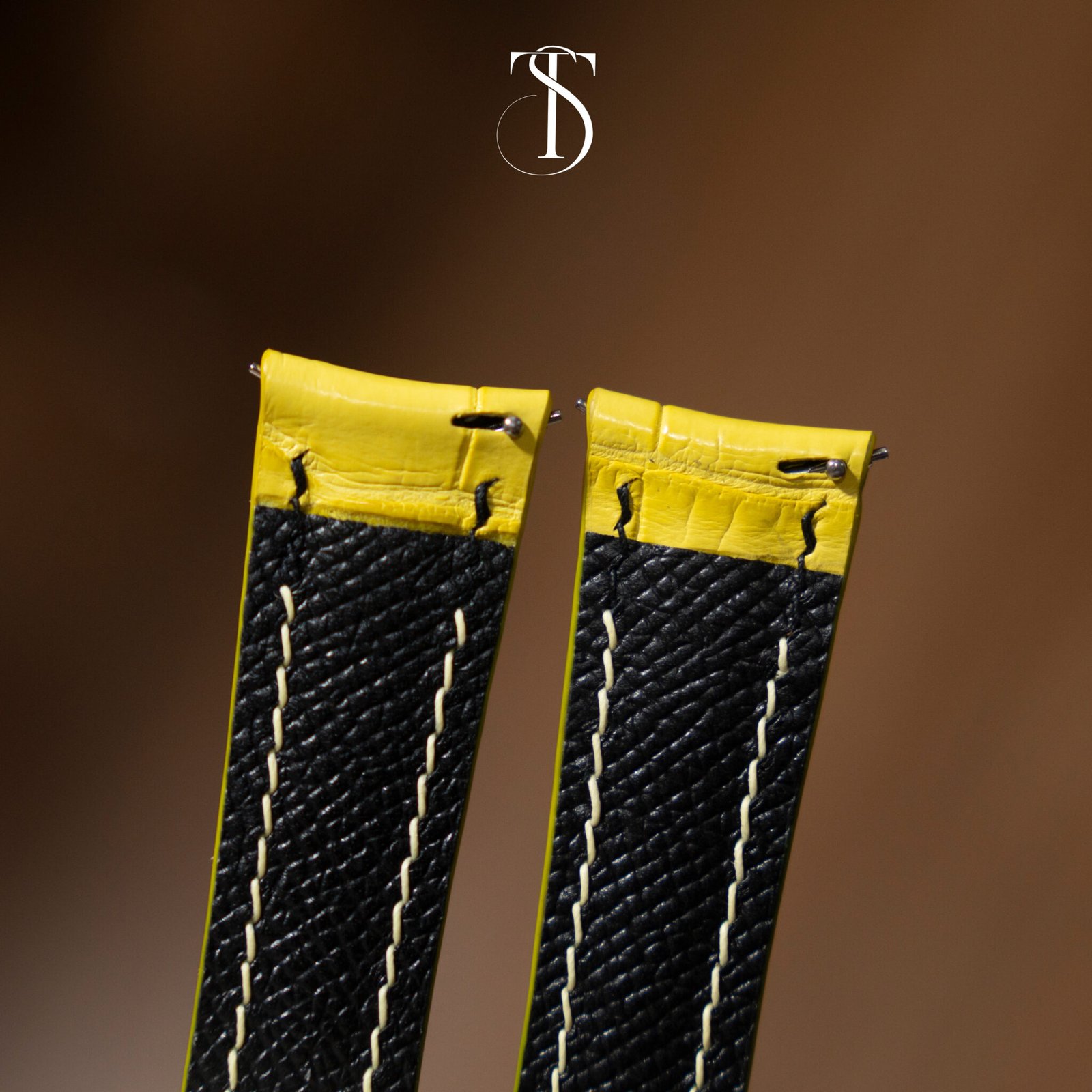 Yellow Alligator Strap 5