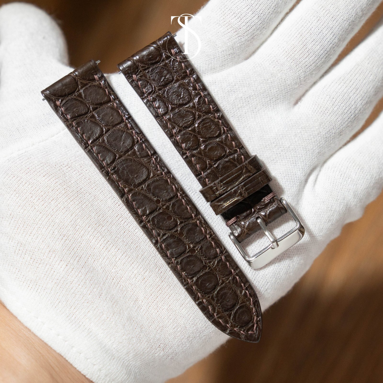 Brown Alligator Strap