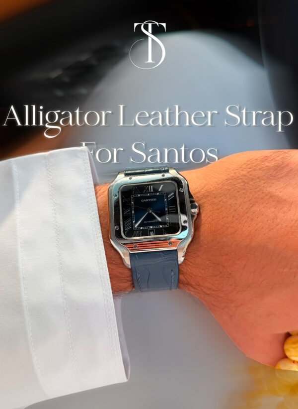 Bespoke Leather Strap for Santos