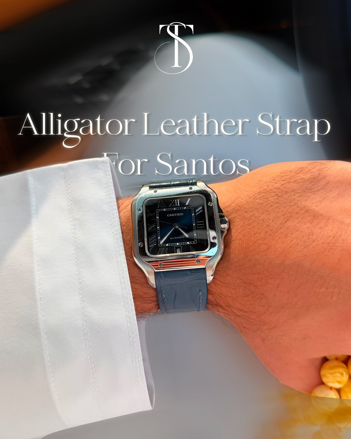 Bespoke Leather Strap for Santos
