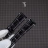 Black Purple Effect Alligator Strap
