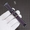 Black Purple Effect Alligator Strap