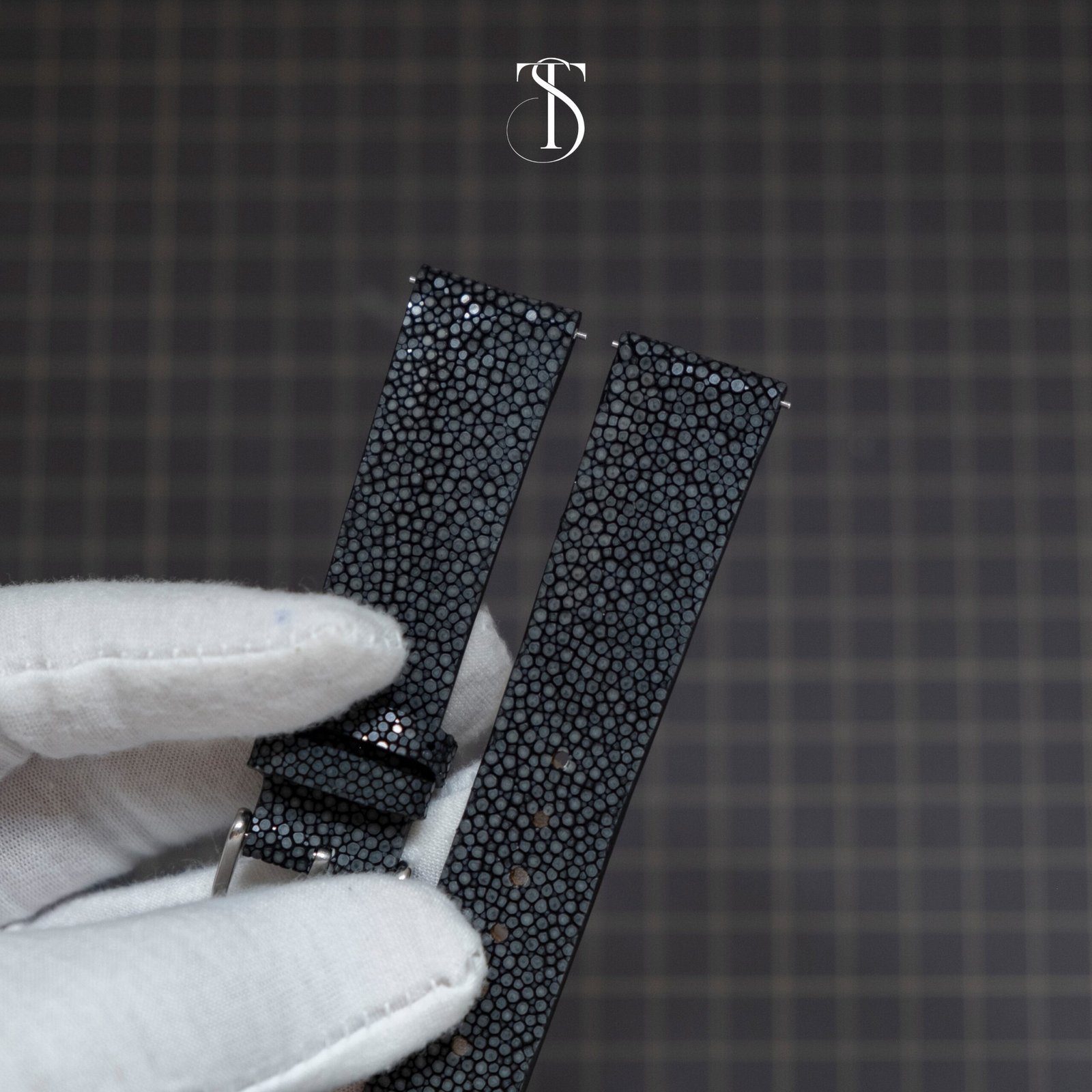 Black Stingray Watch Strap - Image 3
