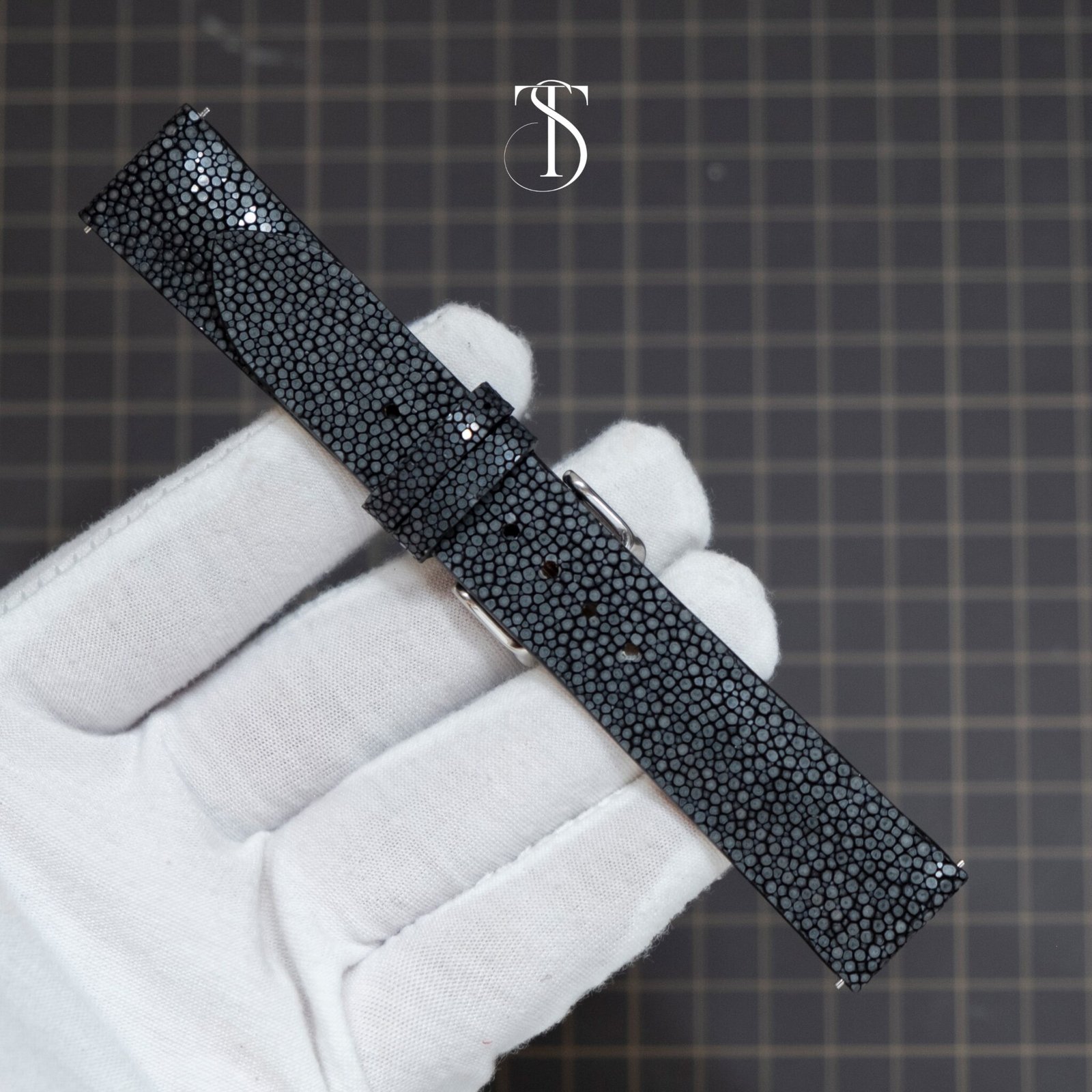 Black Stingray Watch Strap 4