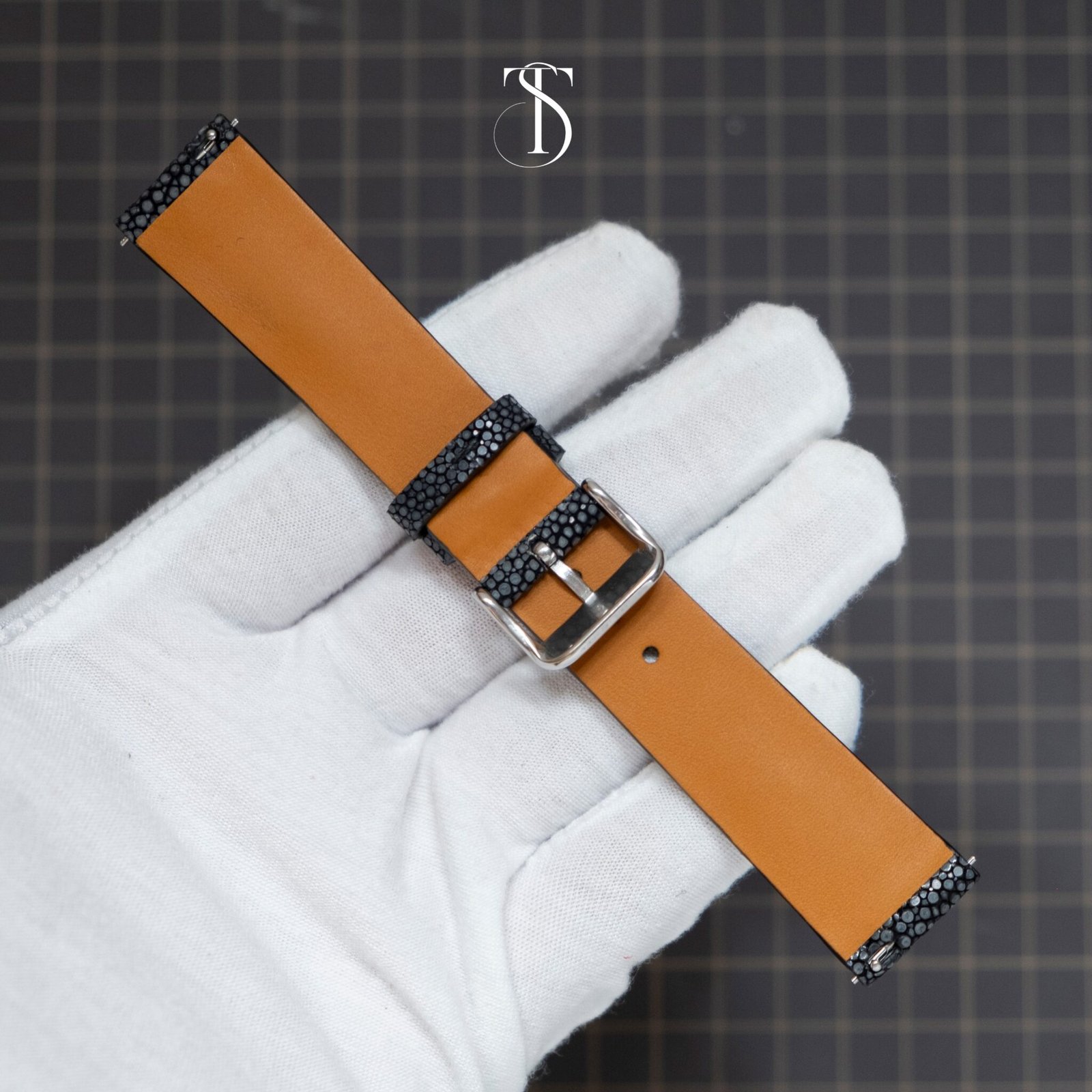 Black Stingray Watch Strap 5