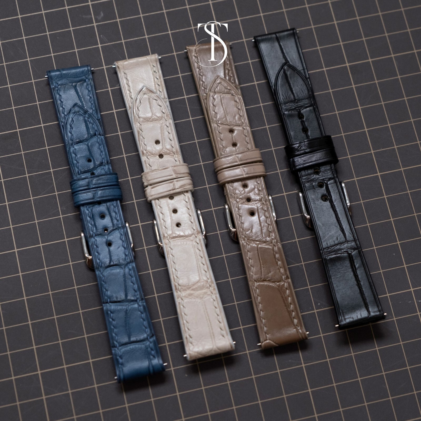 Blue Alligator Watch Strap 4