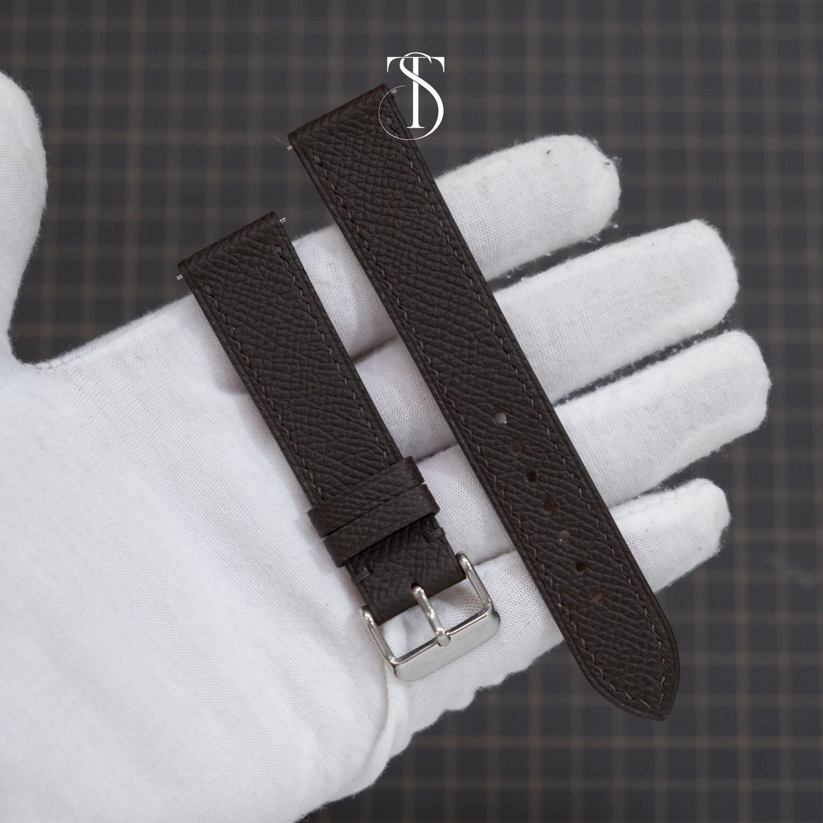 Dark Brown Epsom Watch Strap