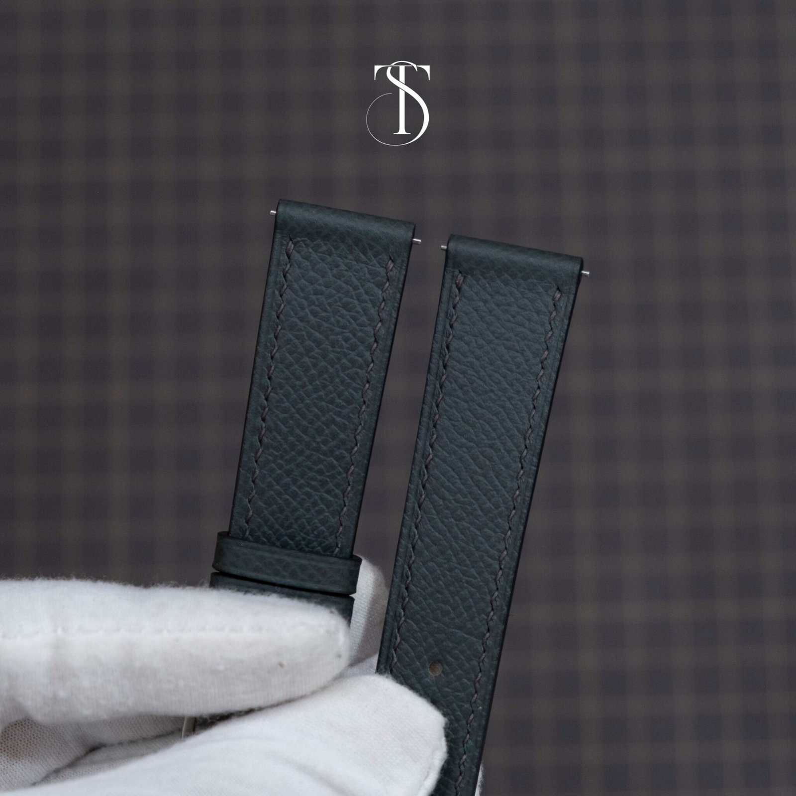 Dark Green Epsom Watch Strap 4