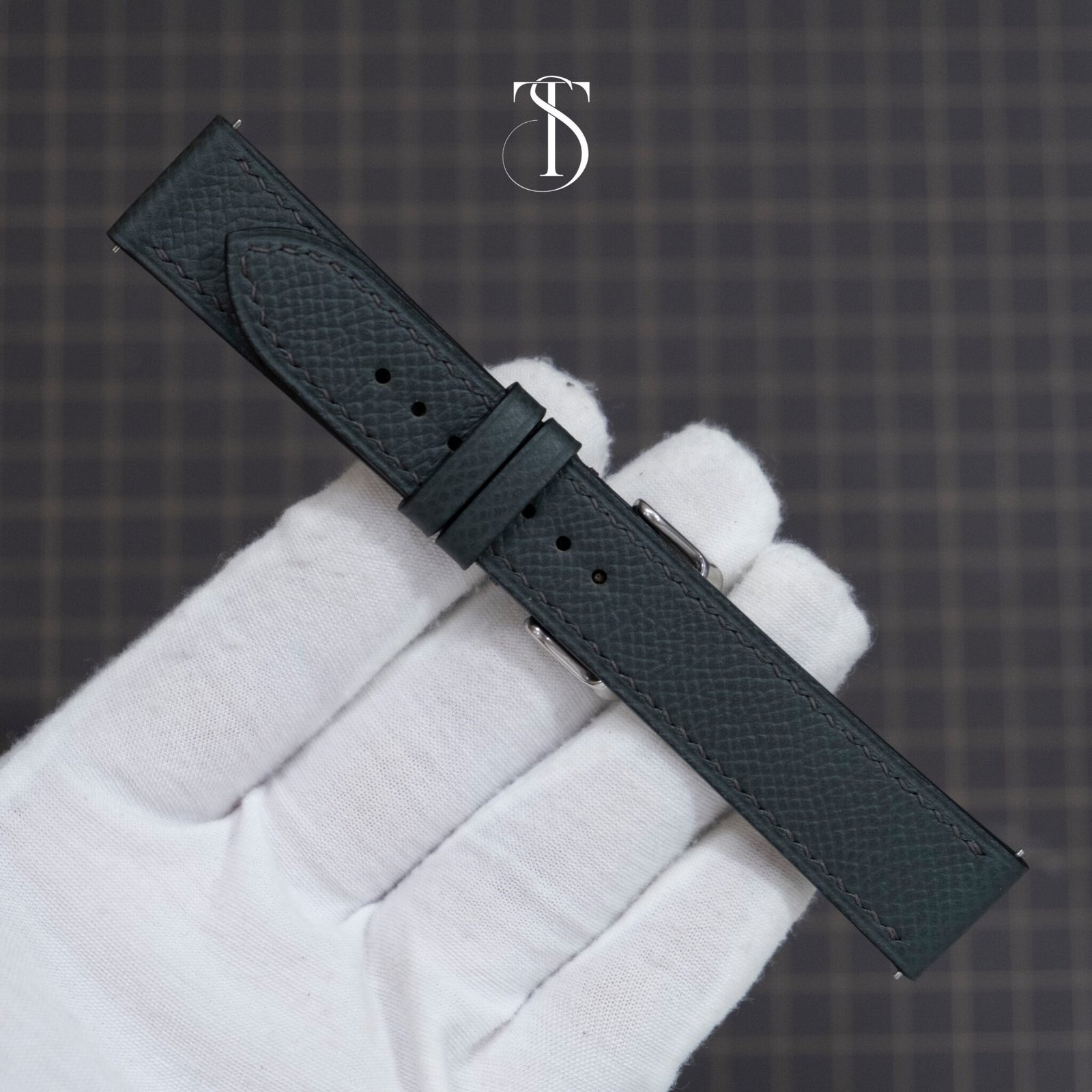 Dark Green Epsom Watch Strap 5