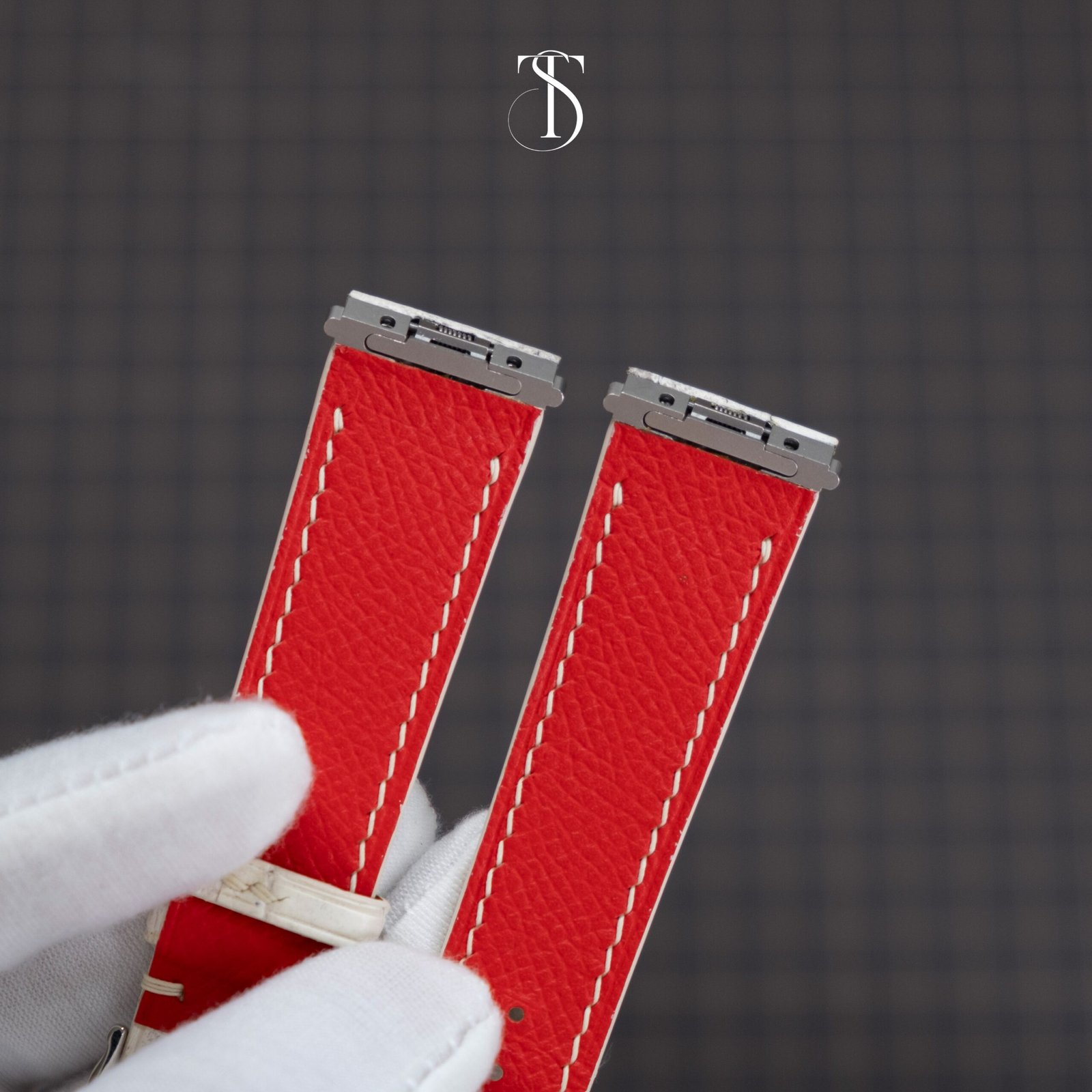 Himalayan Alligator Santos Strap with Red Lining - Image 4