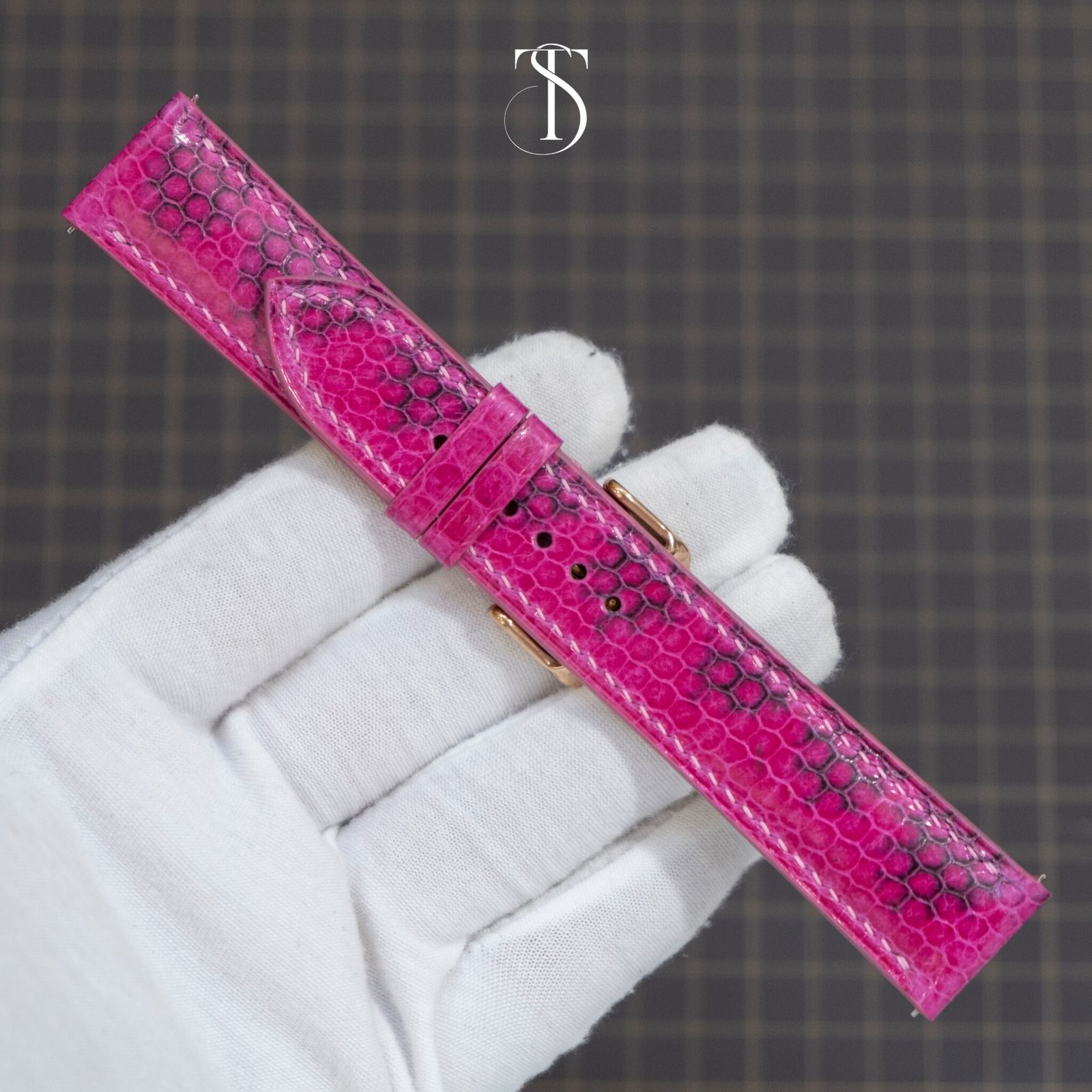 Pink Sea Snake Watch Strap 1