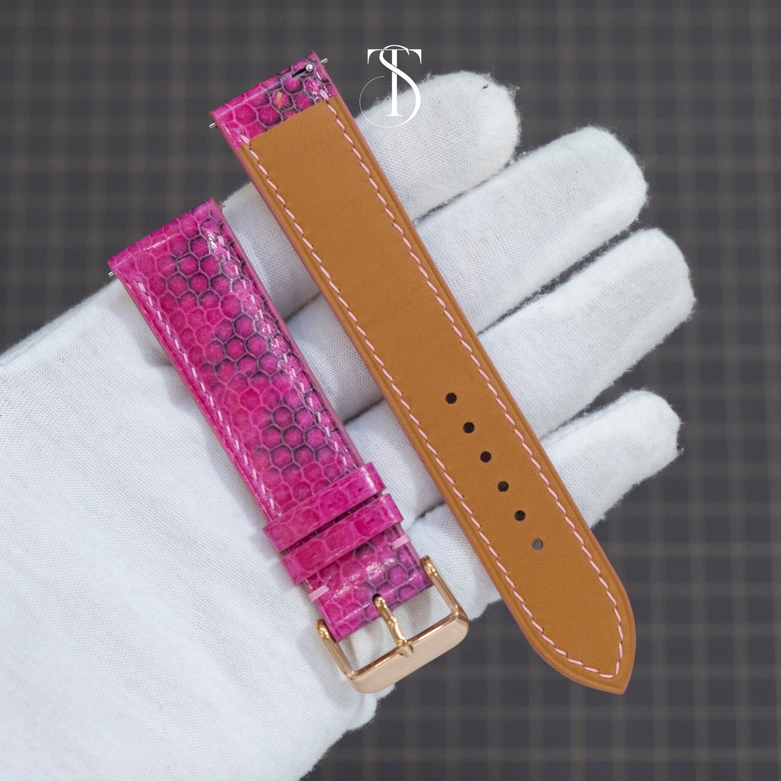 Pink Sea Snake Watch Strap 3