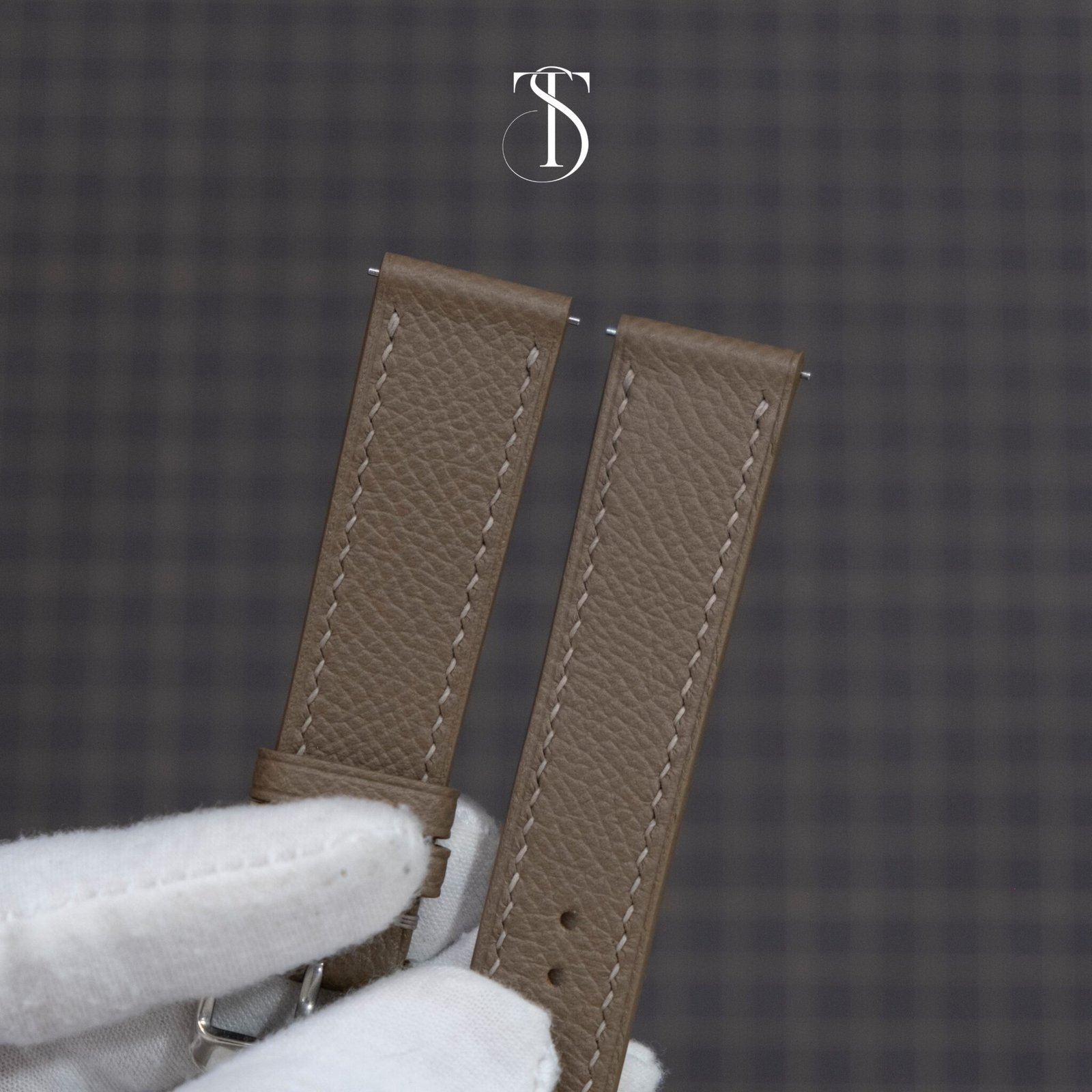 Taupe Epsom Watch Strap 4